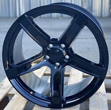 20x11 0 Gloss Black Wheels Fits Challenger Charger Hellcat Scat Pack Widebody