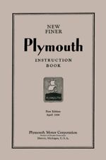 1930 Plymouth Owners Manual User Guide Operator Instruction Book Fuses Fluids