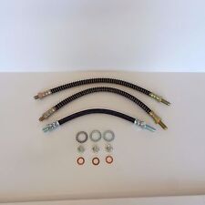 Set Of Three Brake Lines Hoses And Hardware Set For Mgb 1963-80