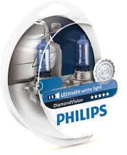 Philips H4 Diamond Vision Headlight Bulbs Up To 5000k 12v6055w Pack Of 2