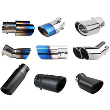 Car Exhaust Tip 1.4-2.51.55-2.75 Black Bluesilver Coated Muffler Pipe New