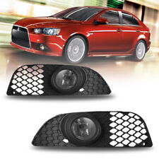 Fog Lights For 2009-2015 Mitsubishi Lancer Driving Bumper Lamps Wwiring Switch