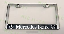 Mercedes Benz With Logo Stainless Steel License Plate Frame Holder Rust Free