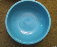Vtg Snoopys Suppertime Dog Dish Bowl Blue Plastic Peanuts Schulz 3 Phrases 1960