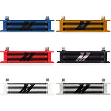 Mishimoto Mmoc-10bl Universal 10 Row Oil Cooler Blue