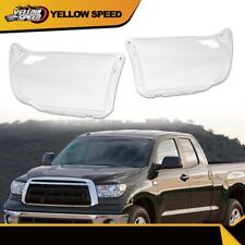 Fit For 07-13 Toyota Tundra 08-17 Sequoia Headlights Headlamp Lens Clear Cover