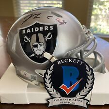 Maxx Crosby Signed Autographed Las Vegas Raiders Mini Helmet Beckett Oakland