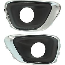 Fog Light Trim For 2014-2017 Jeep Compass Set Of 2 Driver And Passenger Side