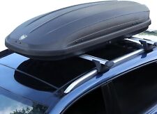 Car Roof Box Universal 12 Cubic Ft. Rooftop Cargo Carrier Roof Mount Storage Box