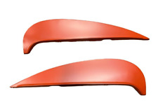 Pair Fender Skirts W Rubber Clamps For 1959 Chevy Impala Bel Air Biscayne