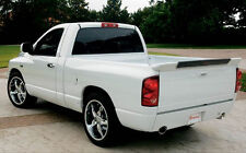 Un-painted Grey Prime Tailgate Rst Style Rear Spoiler For 2002-2008 Dodge Ram