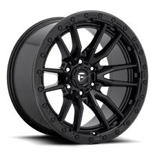 1- 18 Inch Matte Black Wheels Rims Fuel Rebel D679 D67918908457 6 Lug 18x9 20