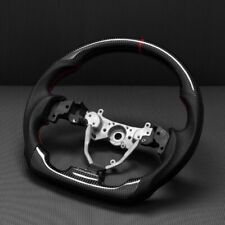Real Carbon Fiber Flat Customized Sport Universal Steering Wheel For Lexus Is