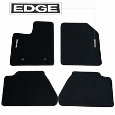 For 07-13 Ford Edge Black Floor Mats Carpets Front Rear Non-slip Nylon W Embl