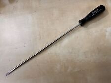 Snap-on Ssd1410 Long Flat Head 316 Slotted Screwdriver Black Handle Usa 13