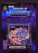 40 Willys Pickup Stars Stripes Muscle Machines 02-73 New