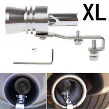 Xl Turbo Sound Noise Exhaust Muffler Pipe Whistle Off Valve Bov Simulator Silver