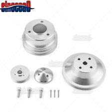 Fit For Big Block Chevy V-belt Pulley Kit Long Water Pump 396-427-454 Bbc Lwp