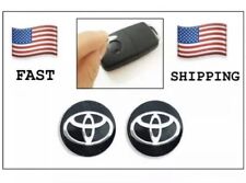 Toyota 2pcs 14mm Key Fob Emblem 3m Sticker Decal Logo Remote Badge Free Ship