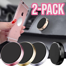 2 Pack Magnetic Car Mount Universal Phone Holder Universal Stick On Dashboard