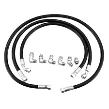 Transmission Cooler Lines For 2006-2010 Chevygmc 6.6l Duramax W Adapters