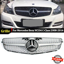 Chrome Front Upper Grille Wemblem For Mercedes-benz W204 C300 C350 2008-2014