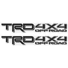 2x Gold Hook Trd 4x4 Off Road Decals For Tacoma Black Matte Finish