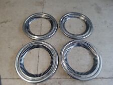 1957 1958 1959 Chevy Cameo Truck Trim Ring 15 Jeep 63-71 57 58 59 Set