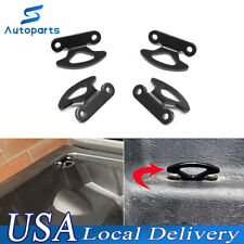 4x Truck Bed Tie Down Hooks Tool Set Compatible For 2000-2017 Ford F150 Black
