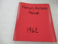 1962 Mercury Accessory Manual