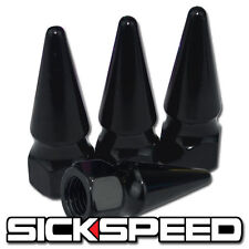 4pc Sickspeed Spiked Bolt For Engine Bay Dress Up Kit M6x1 P6 Black