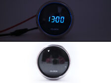 Small Clock Battery Powered 12v Digital Clock For Car Dash Gauge Black Led 52mm