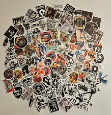 Lot Of 100 Rock Roll Kiss Ramones Rockabilly Waterproof Graffiti Stickers