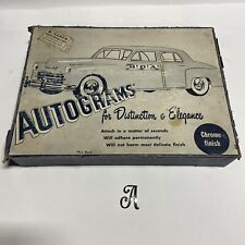Autograms Vintage Letter Kit Auto Parts Store Counter Display Accessories