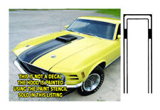 Paint Stencil Kit Hood Mach 1 No Engine Designation W Shaker 1970 Mustang