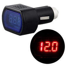 Auto Car Cigarette Lighter Volt Voltage Gauge Meter Monitor 12v 24v Digital Led