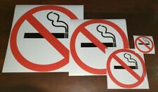 No Smoking Sticker Sign Choose Your Size Adhesive Vinyl Made In Usa