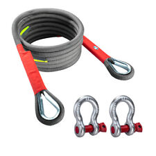 3510182535 Tons Car Tow Cable Towing Strap Rope With 2 Hooks Heavy Duty