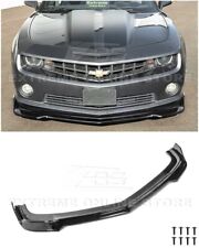 For 10-13 Camaro Ss Eos Performance Glossy Black Front Bumper Lip Splitter