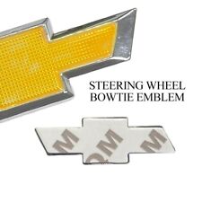 For Chevrolet Silverado Universal Steering Wheel Bowtie Sticker Emblem Badge