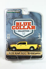 Greenlight 2014 Ram 1500 Tradesman Wsnow Plow Salt Spreader Blue Collar S1