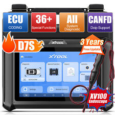 Xtool D7s Obd2 Auto Diagnostic Scanner Key Programmer Tool With Xv100 Endoscope