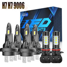 For Hyundai Tiburon 2003-2005 10000k Led Headlight Hilo Fog Bulbs Kit White