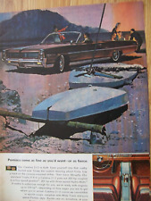 1964 64 Pontiac Catalina Convertible Mid-size Magazine Car Ad - Sailing Theme