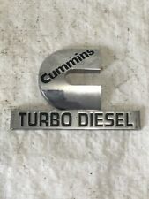 2011 Dodge Ram Truck Cummins Turbo Diesel Fender Emblem 55078116aa Oem