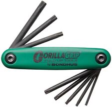 Bondhus Gorilla Grip Torx Star Fold Up Wrench Set T6-t25 Made In Usa 12632