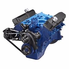 Black Ford Fe Engine Serpentine Pulley Conversion Kit 390 427 Alternator Only