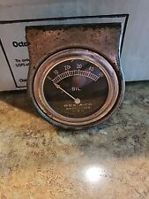 Model A Ford Rex A Co Oil Pressure Gauge With Instrument Panel Mounting