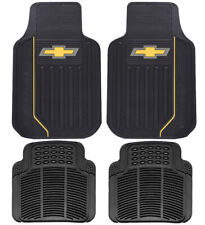 New Chevy Elite Front Rear Back Car Truck Suv All Weather Rubber Floor Mats