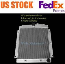 3-row Core Aluminum Racing Cooling Radiator For 47-54 Chevy Pickup Suburban L6